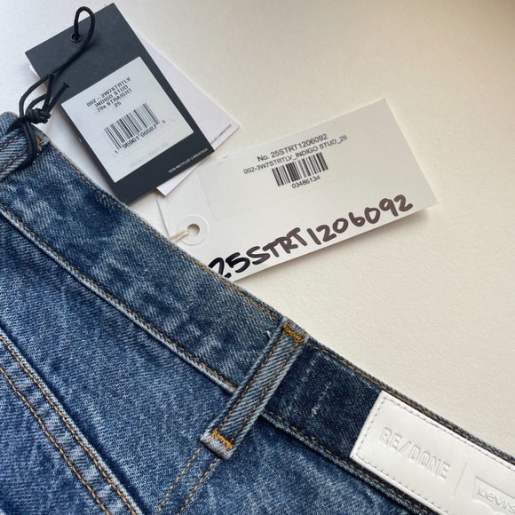 70s Vintage ReDone Levis Indigo Stud 25 - Picture 7 of 12